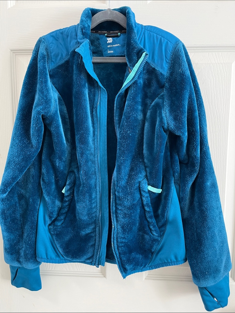Kids Teal Fleece Jacket